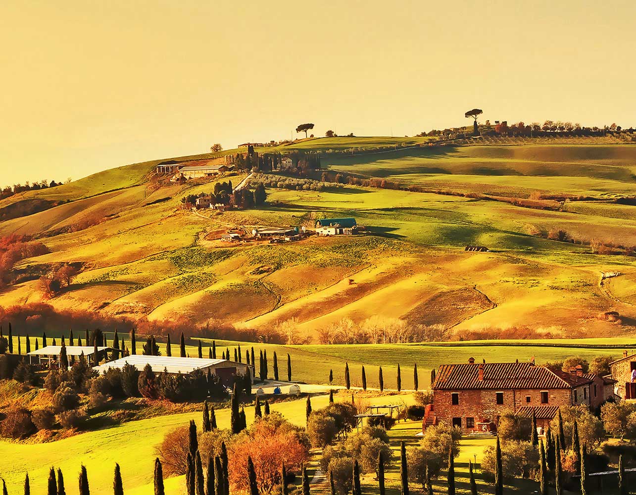 Fototapete kaufen online Tuscany Toskana WG