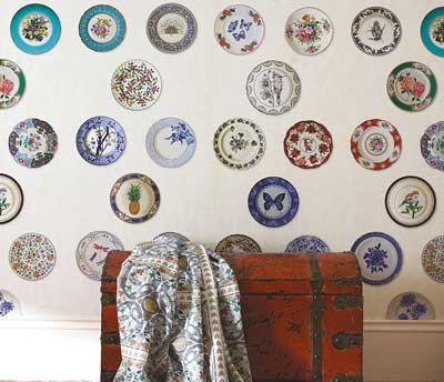 Englische Tapeten Landhaus Stil Ceramica Matthew Williamson Osborne and Little online kaufen