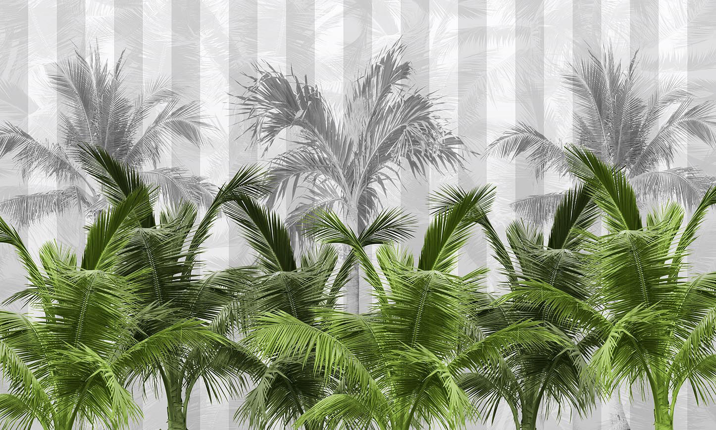 Italienische Fototapete Hersteller Wallpepper Palm spring Palmen aus Berlin online bestellen