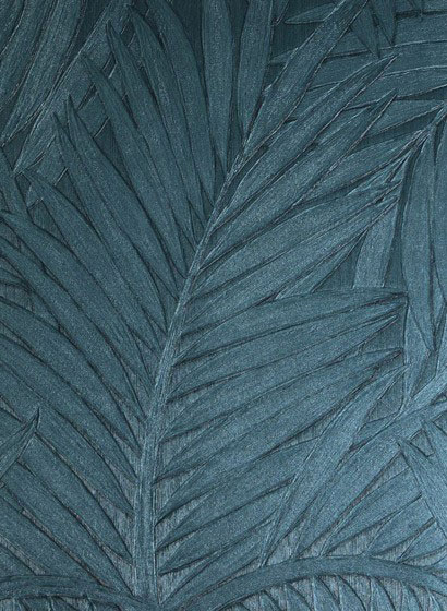 Tapete Palmenmuster: Palmen mit grünen Blättern, Palmenblätter grün im Dschungel
