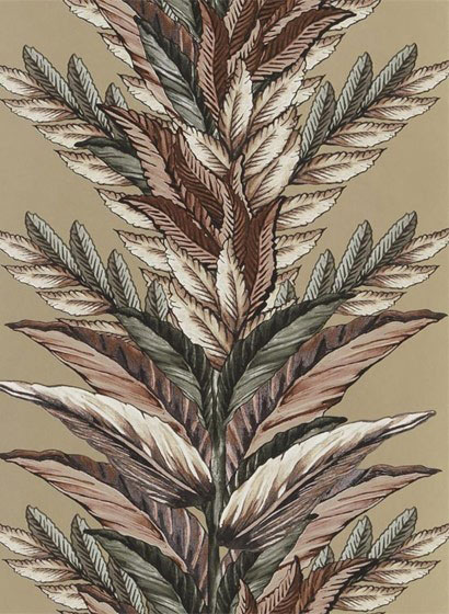 Tapete Palmenmuster Christian Lacroix: Palmen mit Blättern, Palmenblätter im Dschungel