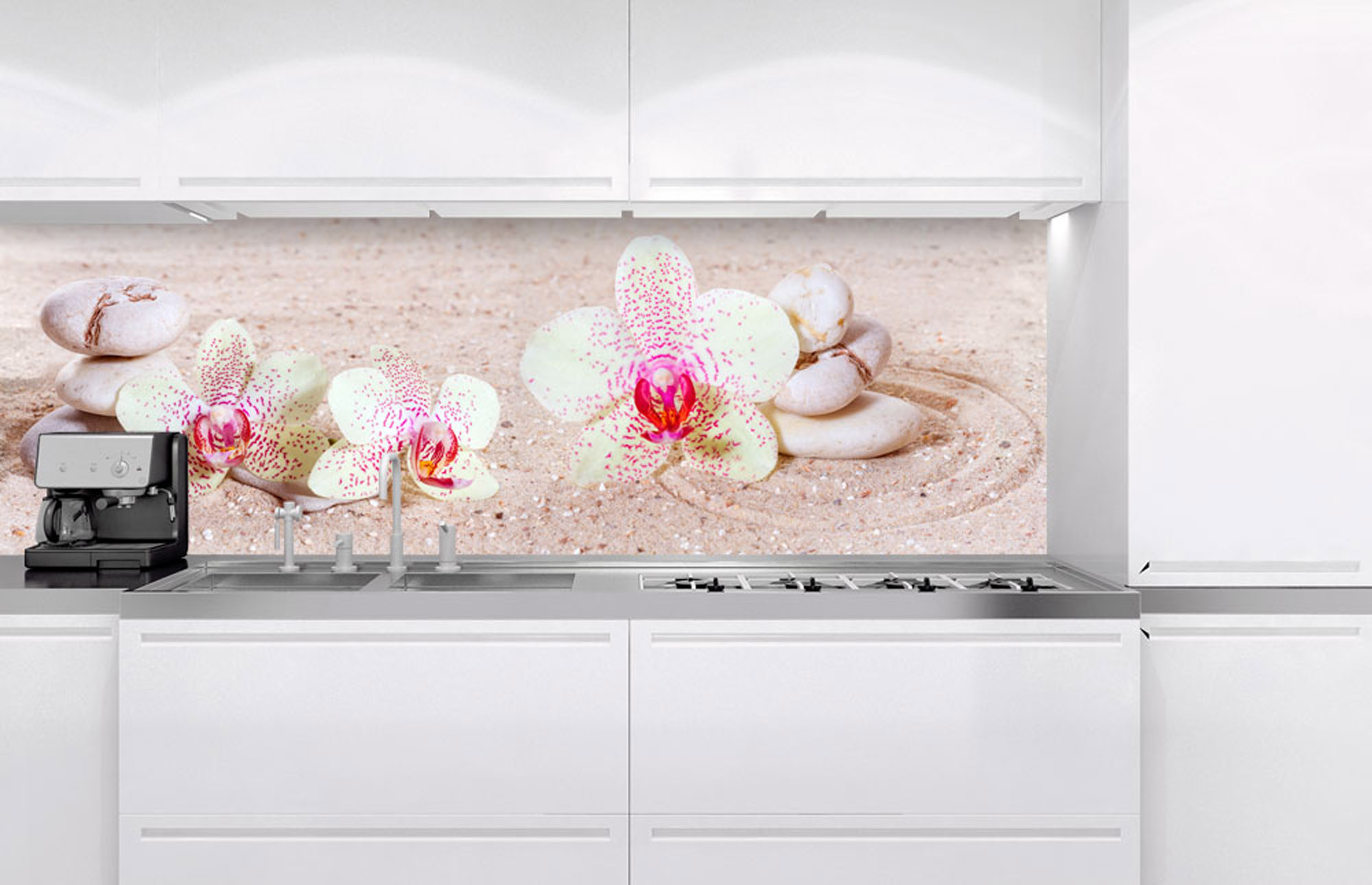 selbstklebende Kunststoff Folie als Spritzschutz für Küchen Wände aus Berlin kaufen