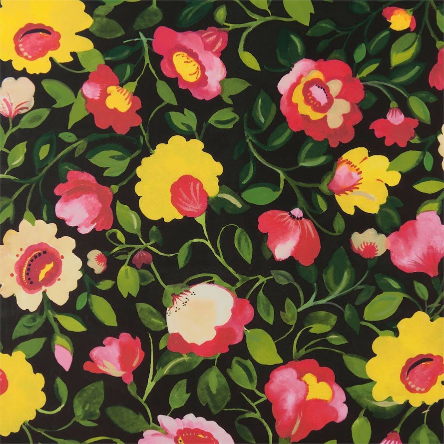 Retro Tapete Blumen aus Berlin online kaufen